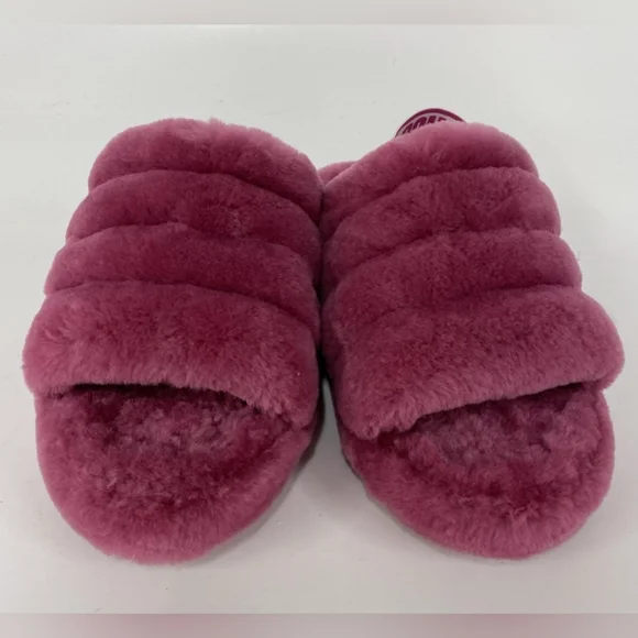 UGG Fluff Yeah Flatform Slide Sandals Size 8 Like New MSRP $110 - Picture 3 of 8
